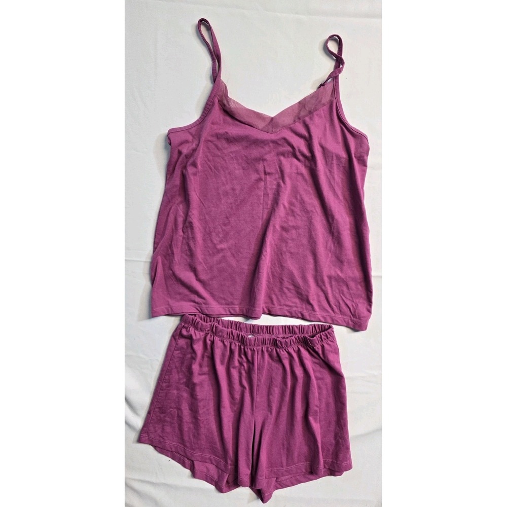 Serra Women's Pajama Set Shorts Tank M Pink